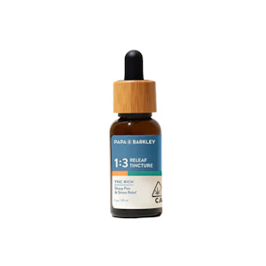 Papa & Barkley - Releaf Tincture | 1:3 CBD:THC (30ml) | Papa & Barkley