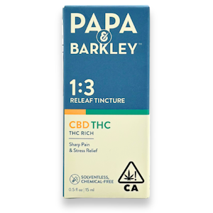 PAPA & BARKLEY - Papa & Barkley - Releaf Tincture CBD/THC - 1:3 - 15ml