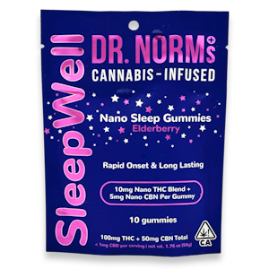DR. NORM'S - Dr Norms - SleepWell - Elderberry - Gummies - 10pk - 100mg
