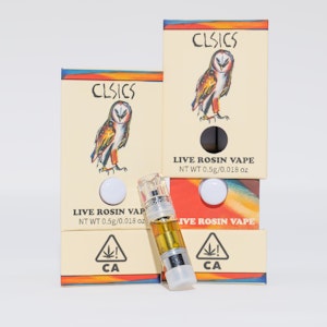 CLSICS - Wedding Cake .5g Live Rosin Vape Cart - CLSICS
