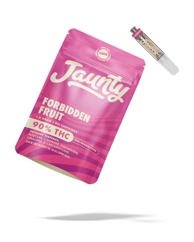 Jaunty - Forbidden Fruit -Indica-  90% THC | 1g Cannabis Oil (Vape Cartridge) | Jaunty    - J3 Front