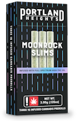 Strawberry Rush, 3 pack Moonrock Slims, 3g