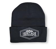 Black Beanie - Heritage Provisioning 