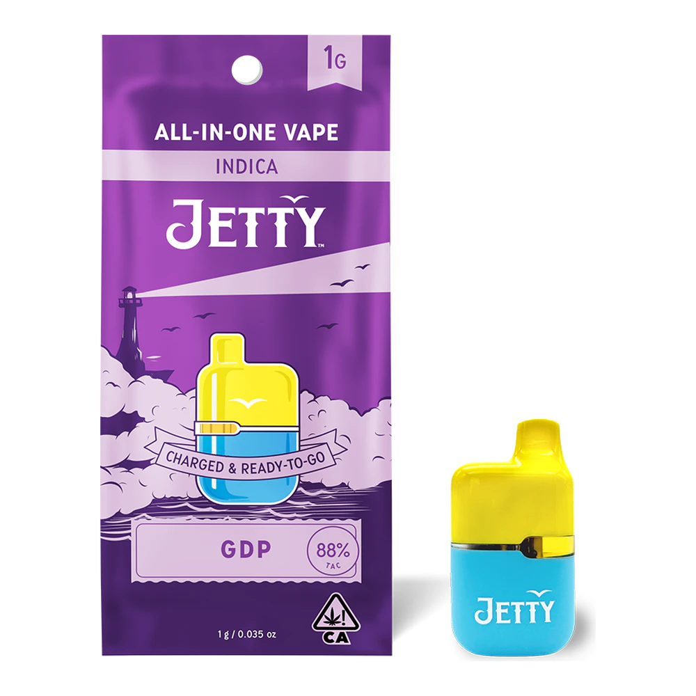 Jetty Extracts - Jetty Extracts | GDP | Gold All-In-One Vape | 1g Main Image