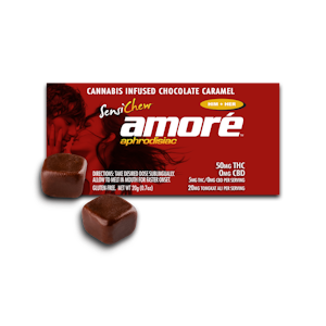 Sensi Chew - Amorè Chocolate Caramels -  50mg - Sensi Chew