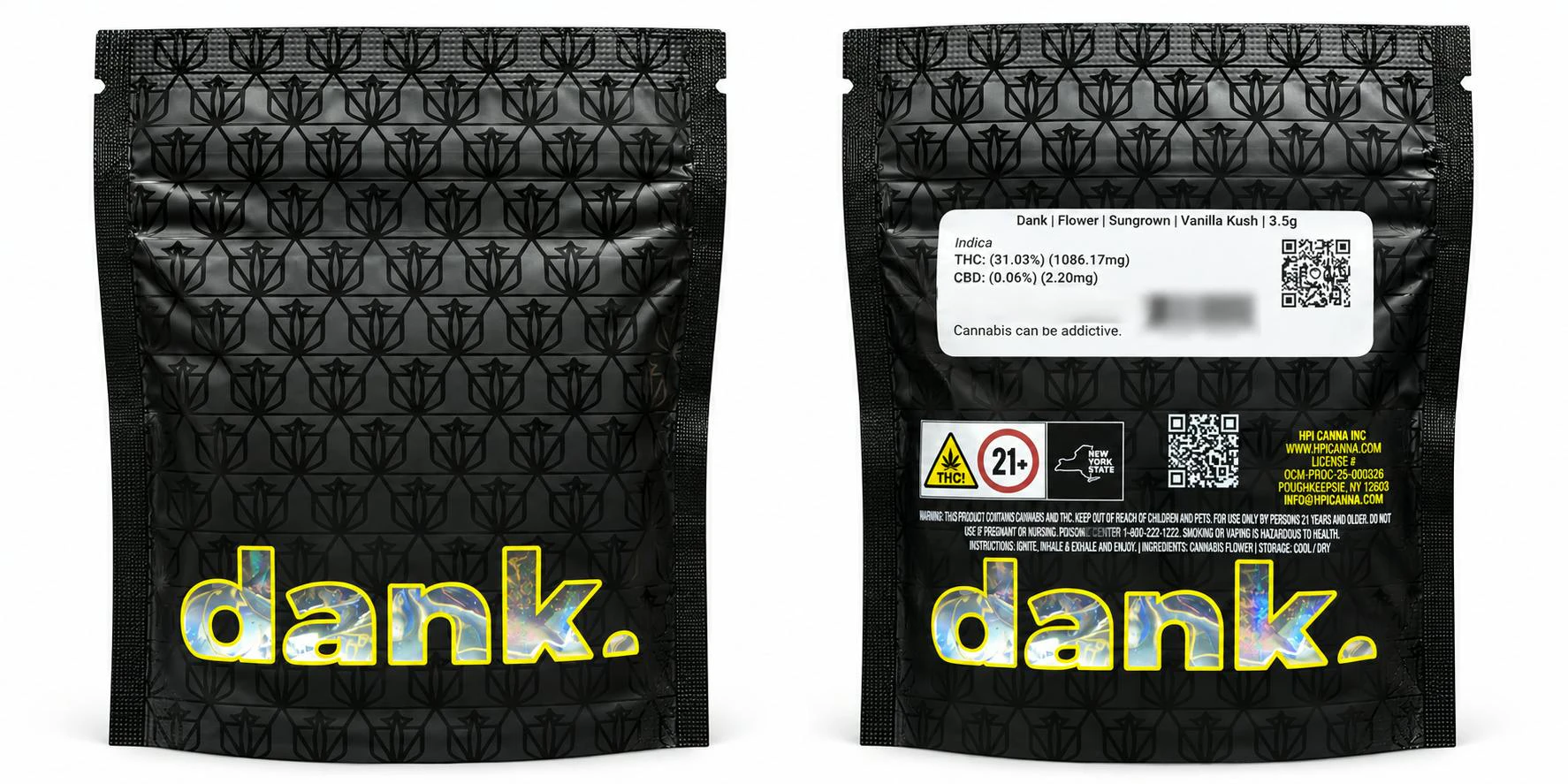 DANK - Dank - Vanilla Kush - 3.5g Main Image