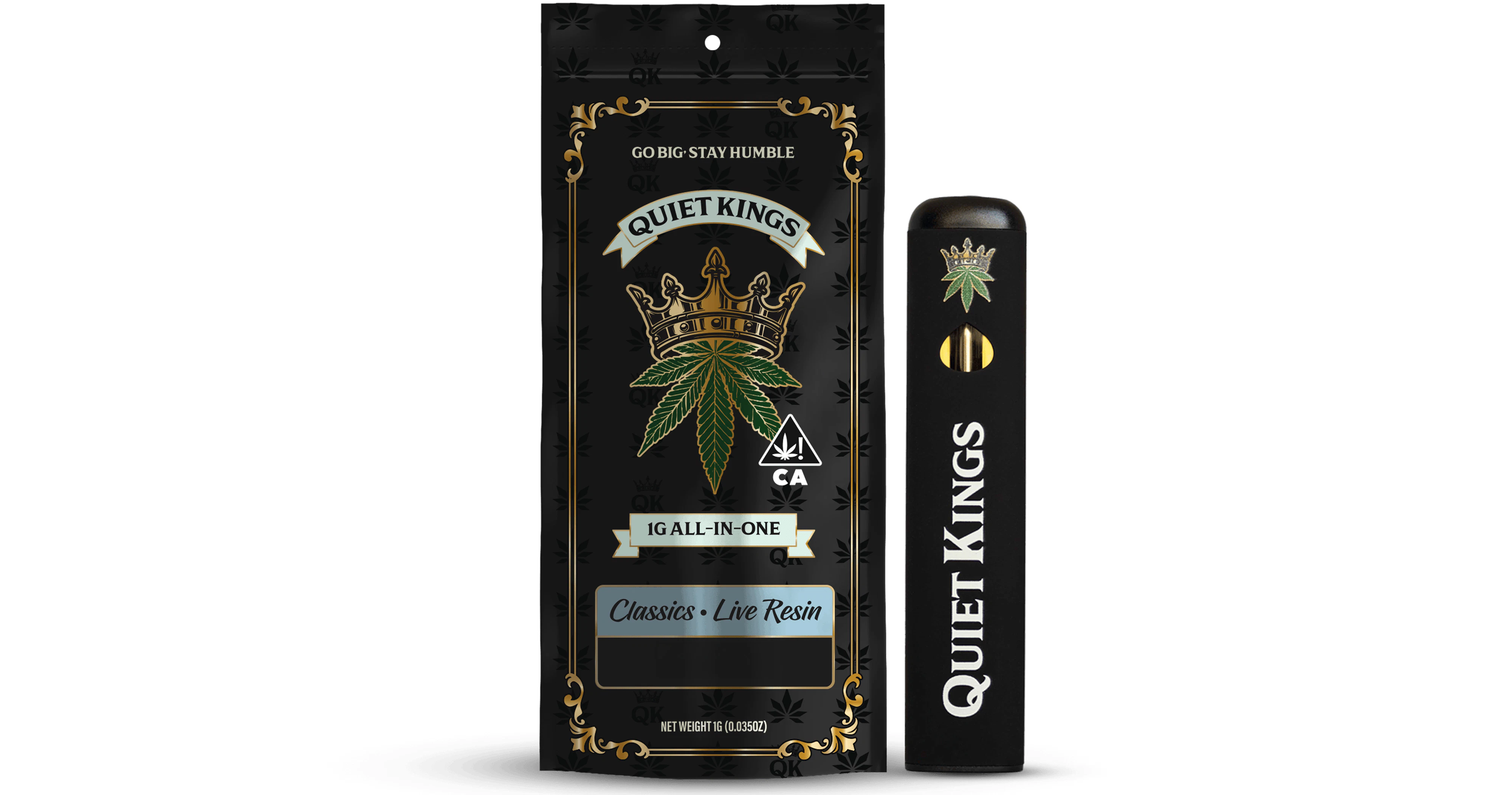 Quiet Kings - Quiet Kings - Super Boof Live Resin AIO - 1g Main Image
