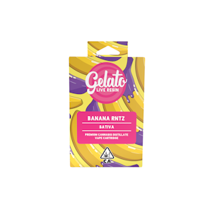 GELATO - Gelato - Live Resin - Banana RNTZ - Vape Cart - 1.0g
