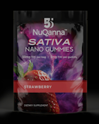 NuQanna Terpene Nano Gummies - Strawberry - 5mg - 10ct