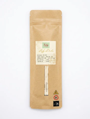 Ruby Farms - OG#18- 30% THC | 2 X 0.5g (1g Pre-Roll Pack) | Ruby Farms-AF3 Front