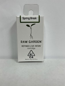 Raw Garden - Spring Break .5g Refined Live Resin Cart - Raw Garden