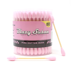 BLAZY SUSAN - PINK COTTON BUDS (300PK) - BLAZY SUSAN