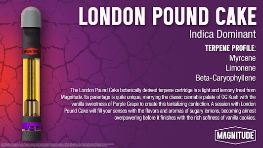 MAGNITUDE - MAGNITUDE | LONDON POUND CAKE | 1G CARTRIDGE