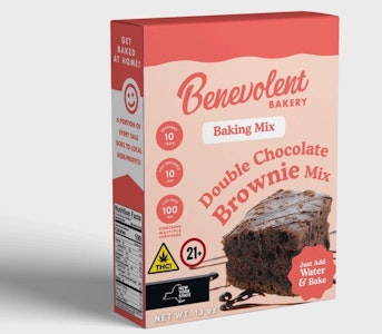 Benevolent - Benevolent Bakery | Double Chocolate Brownie Mix | 100MG