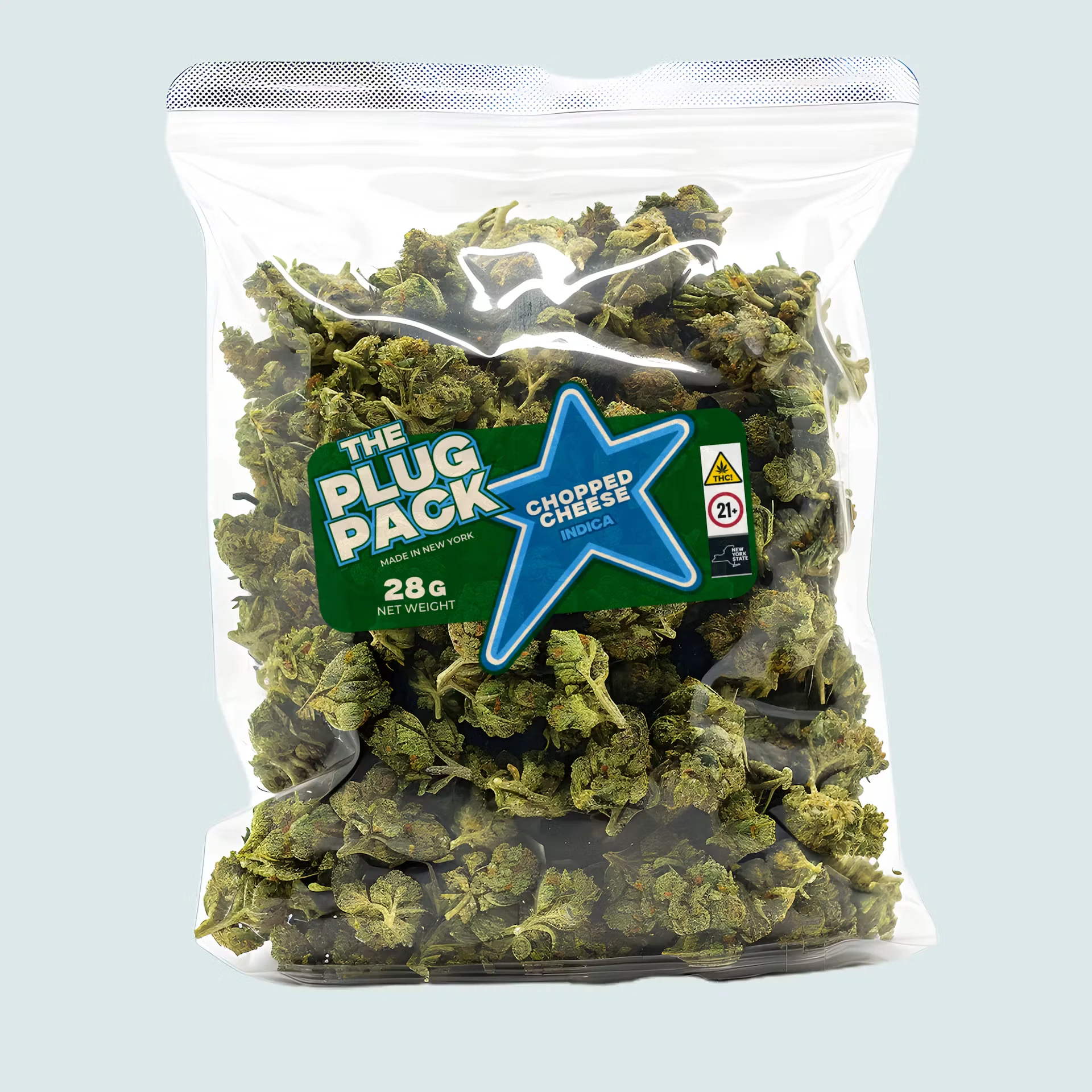 The Plug Pack - Chopped Cheese - 28g Flower Main Image