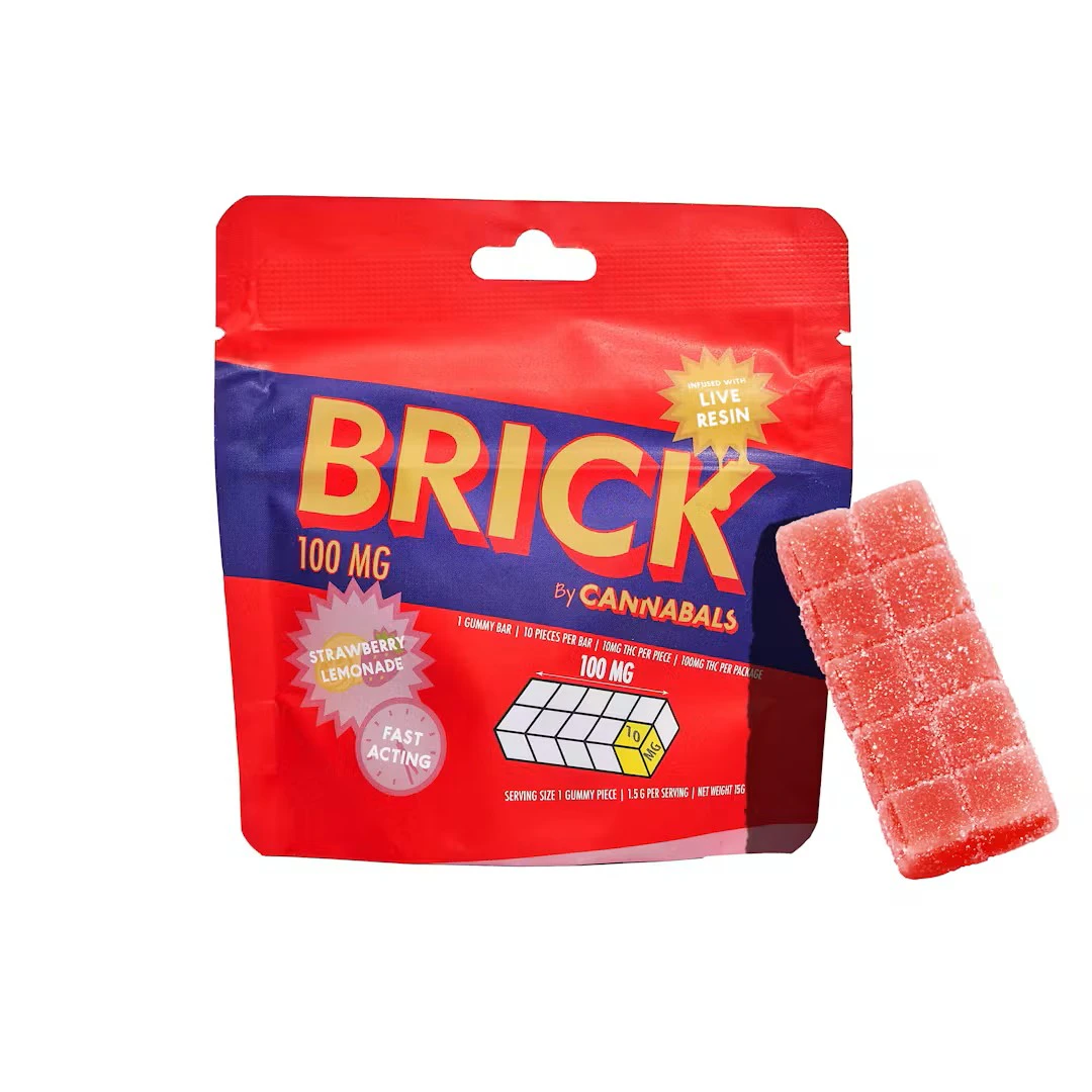 Cannabals - Cannabals | Strawberry Lemonade | Live Resin Gummy Brick | 100mg Main Image