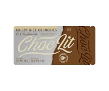 Crispy Rice Crunchies Milk Chocolate Bar - 100mg - Hybrid | ChocLit