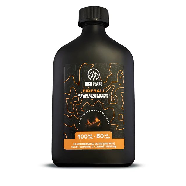 High Peaks - High Peaks | Beverage | Fireball | 100mg 12.7oz Main Image