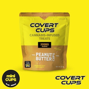 Covert Cups - Covert Cups - Peanut Butter - 200MG Chocolate Cups