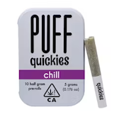 Puff Quickies 10pk Prerolls 5g Chill $45