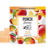 Punch Gummies Peach Mango 100mg