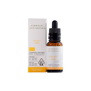Humboldt Apothecary - Uplift | CBD Tincture 250mg CBD 250mg THC 30ml | Humboldt Apothecary