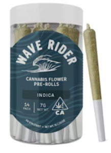Wave Rider - Wave Rider 14pk Prerolls 7g Glitterati