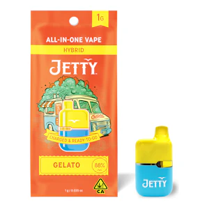 Jetty Extracts | Gelato | Gold All-In-One Vape | 1g