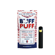 Buff puff | Live Resin All-in-One Vape | 0.5g | Gorilla Glue
