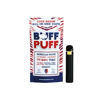 Buff Puff - Buff puff | Live Resin All-in-One Vape | 0.5g | Gorilla Glue