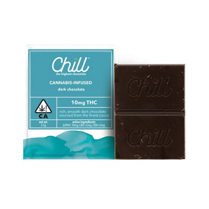 Chill Chocolates - 10mg THC Dark Chocolate Mini - Chill Chocolates