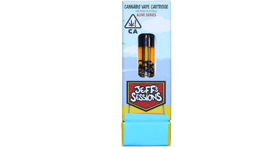 JEFF'S SESSIONS - Jeff's Sessions - Banana Smoothie Live Resin Cartridge - 1g