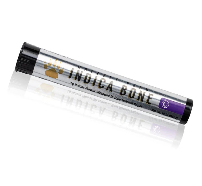 GRIZZLY PEAK FARMS - Grizzly Peak - Indica Bone - 1g Infused Pre-Roll Main Image