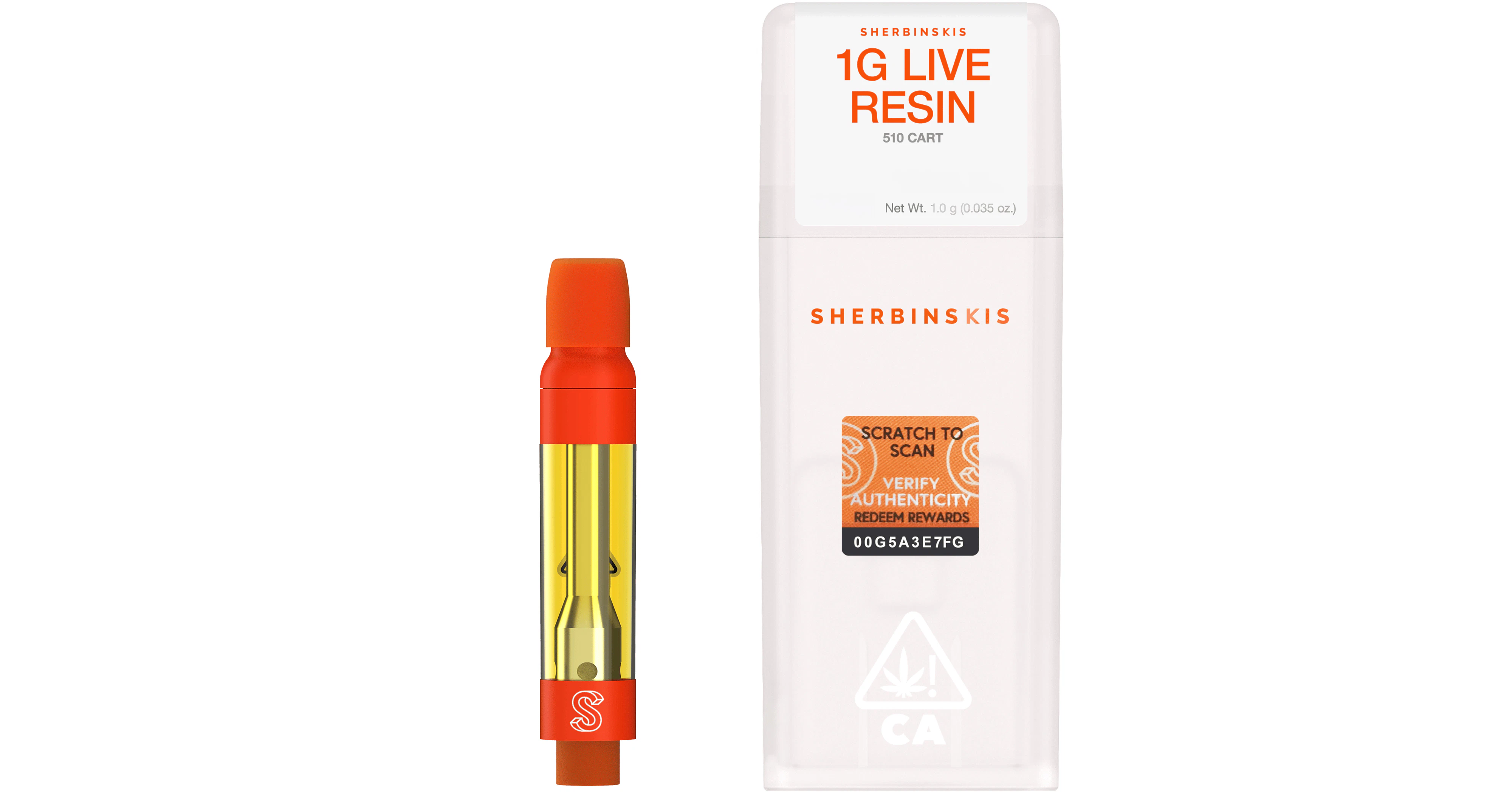 Sherbinskis - Sherbinskis - Aranciata Live Resin Cartridge - 1g Main Image
