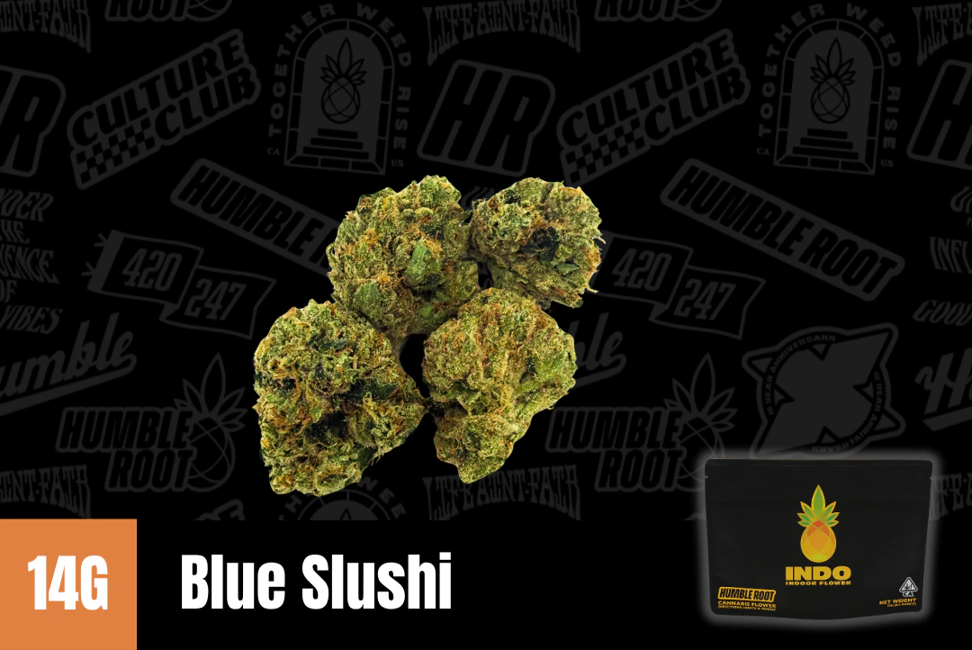 Humble Root - 14g Blue Slushi "INDO" (Indoor Smalls) - Humble Root Main Image