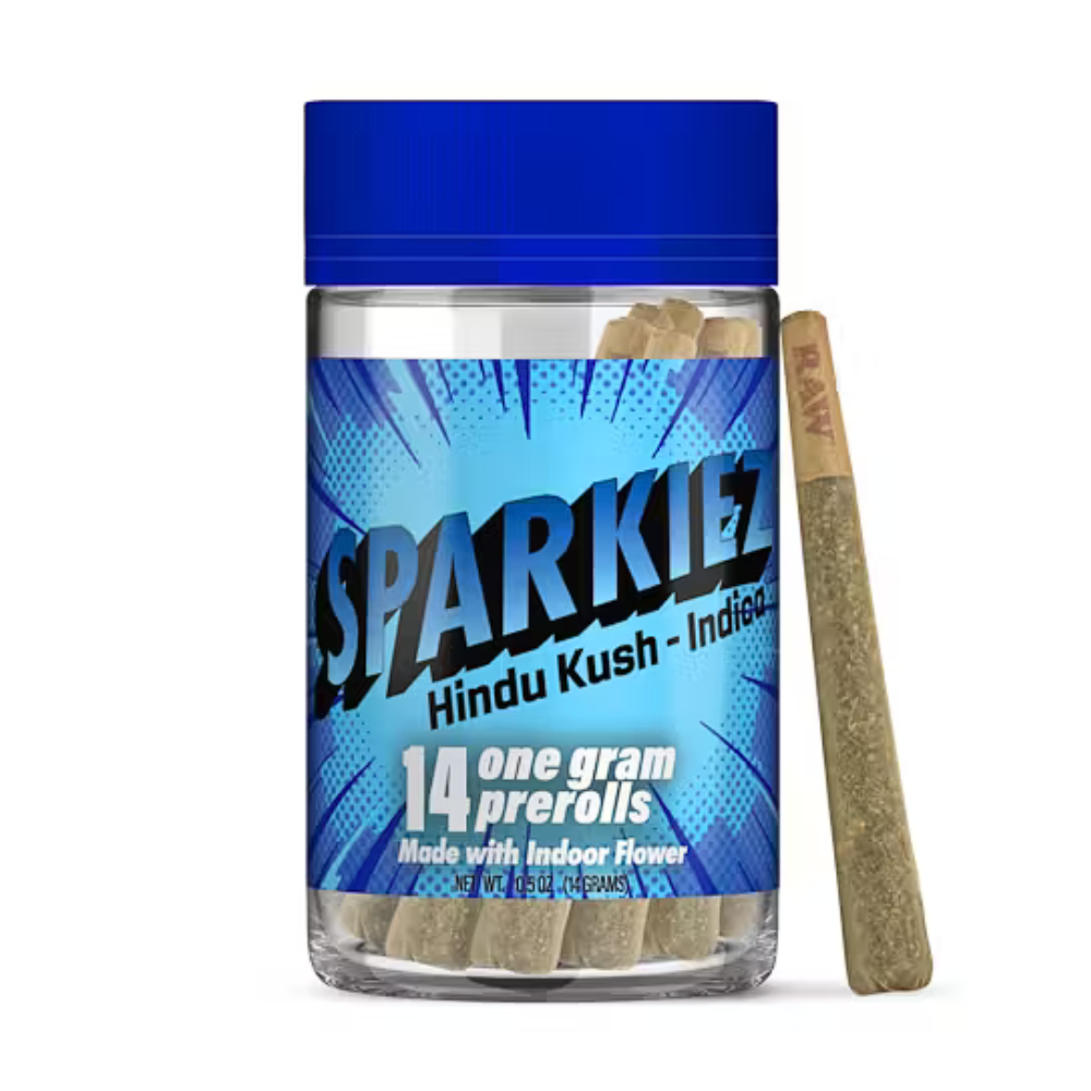14g Hindu Kush (Indoor) Pre-Roll Pack (1g - 14 pack) - Sparkiez picture