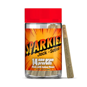 Sparkiez - 14g Jack Indoor Pre-Roll Pack (1g - 14 pack) - Sparkiez
