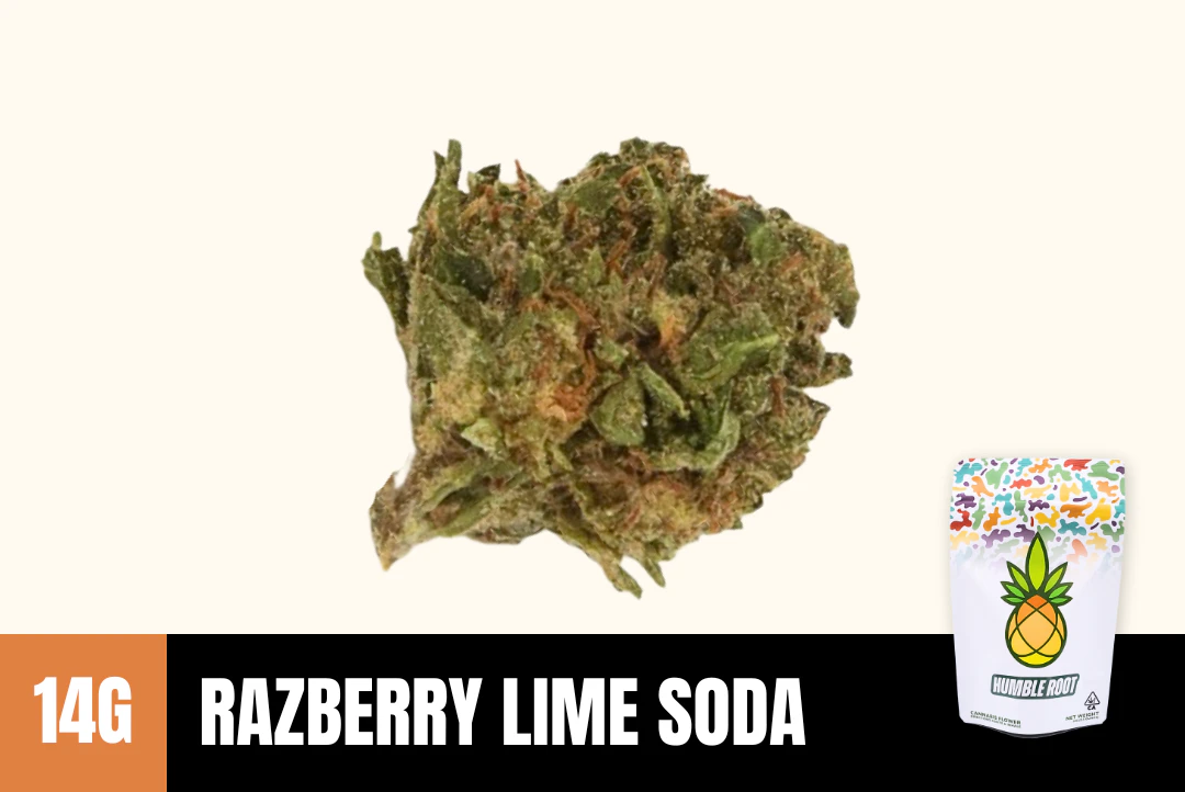 Humble Root - 14g Razberry Lime Soda (Greenhouse Smalls) - Humble Root Main Image