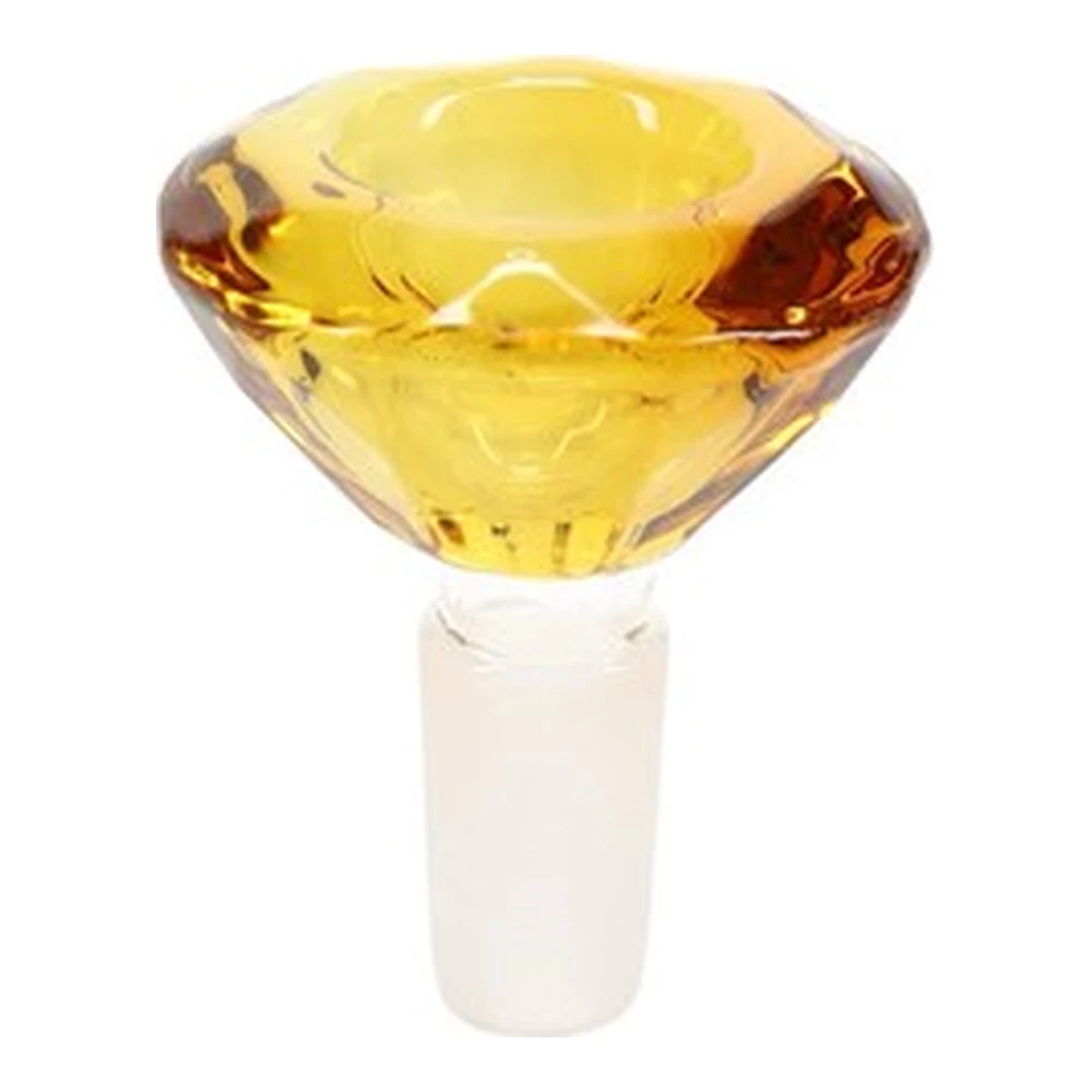 THE MIGHTY QUINN - 14mm Bowl Diamond Cut (Amber) Main Image