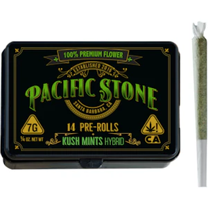 PACIFIC STONE - Pacific Stone - Pre Roll Pack - Hybrid - Kush Mints - (7g total) 14 pack