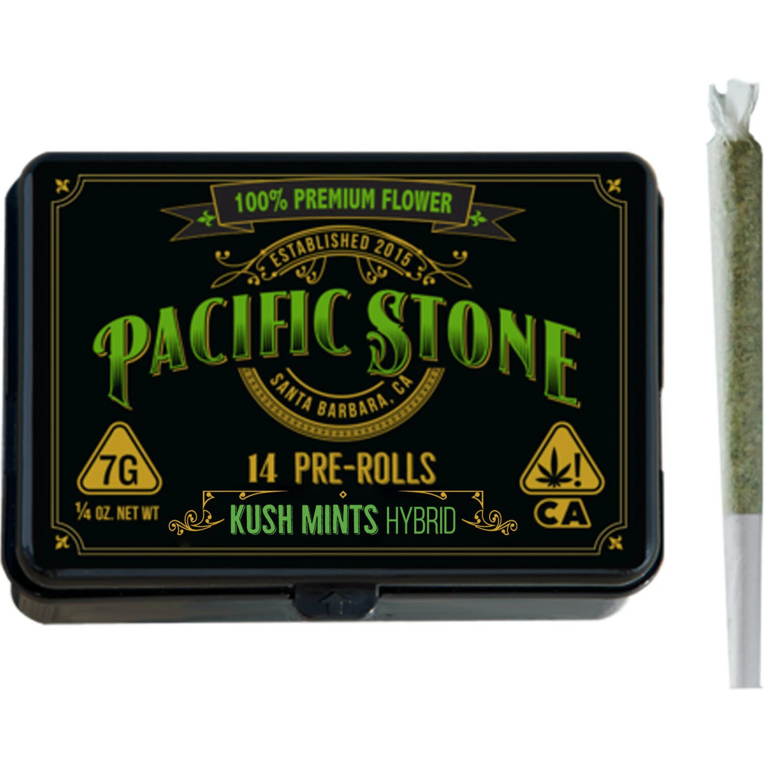 Pacific Stone - Pacific Stone - Pre Roll Pack - Hybrid - Kush Mints - (7g total) 14 pack Main Image