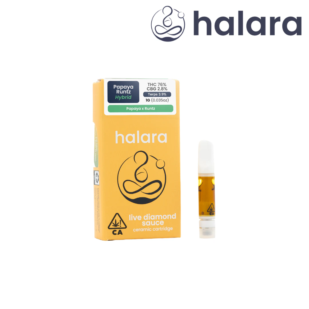 Halara - Papaya Runtz Liquid Live Diamonds Cartridge Main Image