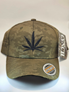 Reynoso Embroidery - LEAF & ST CANAPA CAP - (Camo)
