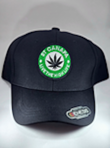 Reynoso Embroidery - ST CANAPA LOGO & SANTA TERESA CAP - (Black)