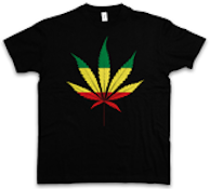 RASTA LEAF - (Black - Large)