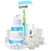 Dime-2G Disposable Dime Wedding Cake: Hybrid