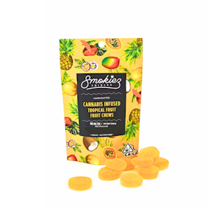 Smokiez Edibles - 150mg 2:1 THC:THCV Tropical Fruit (10mg - 10pk) - Smokiez