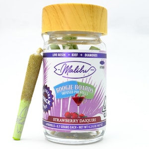Malibu - Strawberry Daiquiri Boogie Board 4.2g 6 Pack Infused Pre-rolls - Malibu