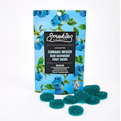 Smokiez Blue Raspberry Fruit Chews - 100mg