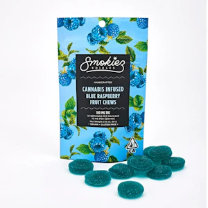 Smokiez Edibles - Smokiez Blue Raspberry Fruit Chews - 100mg